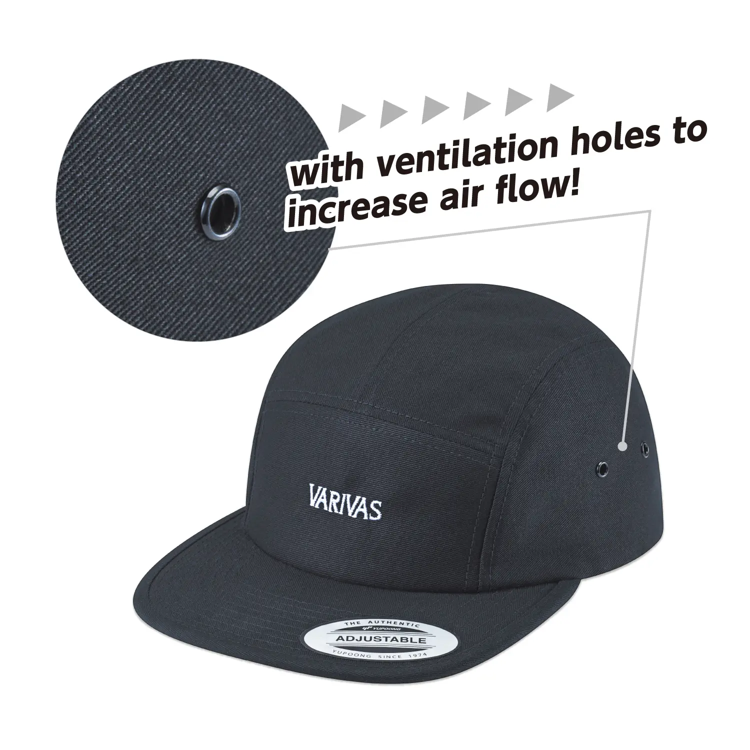 VARIVAS Jet Cap Flat Visor VAC-80 – VARIVAS